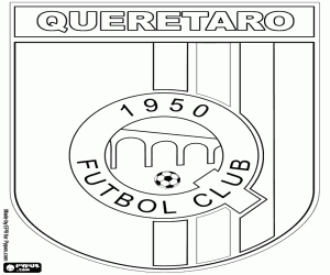 Coloriage Bouclier de Queretaro Futbol Club