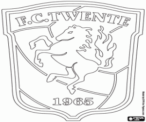 Coloriage Bouclier de Twente Enschede
