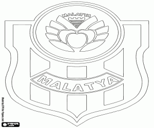 Coloriage Bouclier de Yeni Malatyaspor