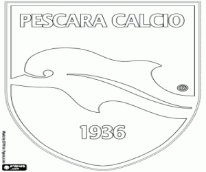 Coloriage Bouclier du Delfino Pescara 1936