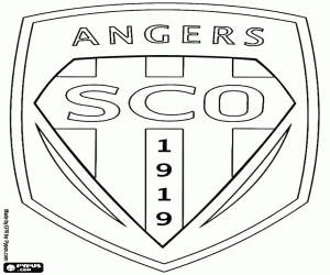 Coloriage Bouclier d’Angers SCO