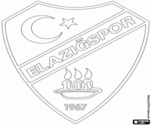Coloriage Bouclier d’Elaziğspor