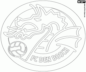 Coloriage Bouclier du FC Den Bosch