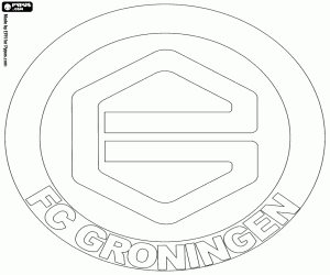 Coloriage Bouclier du FC Groningen
