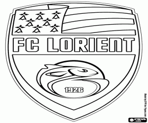 Coloriage Bouclier du FC Lorient