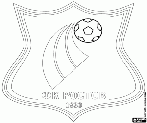 Coloriage Bouclier du FK Rostov