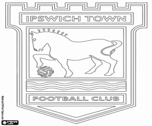 Coloriage Bouclier d'Ipswich Town