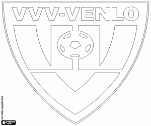 Coloriage Bouclier du VVV-Venlo