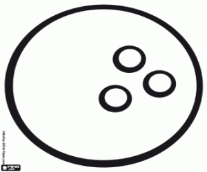 Coloriage Boule de bowling