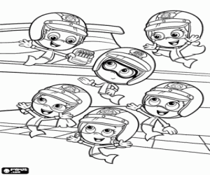Coloriage Bubble Guppies à la Crayon Prix