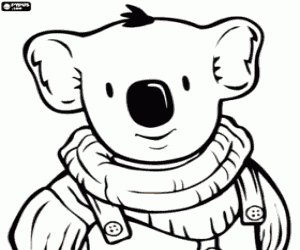 Coloriage Buster des frères Koala