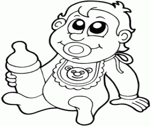 Coloriage Bébé