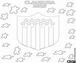 Coloriage CA Peñarol, Champion Clausura 2025