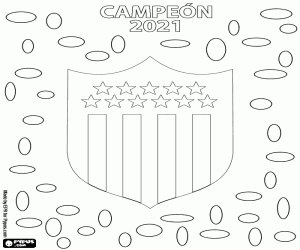 Coloriage CA Peñarol Montevideo, champion 2021