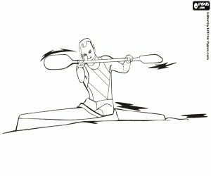 Coloriage Canoë et kayak