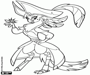 Coloriage Le Capitaine Celaeno, My Little Pony