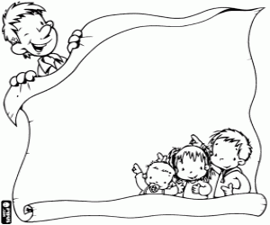 Coloriage Carte de félicitations pour la fête des pères