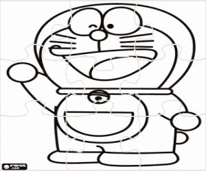 Coloriage Casse-tête de Doraemon