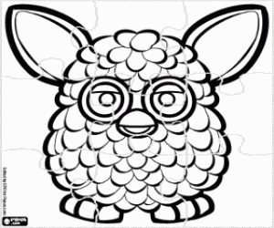 Coloriage Casse-tête de Furby