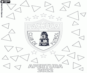 Coloriage CF Pachuca, Apertura 2022