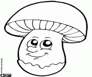 Coloriage Champignon