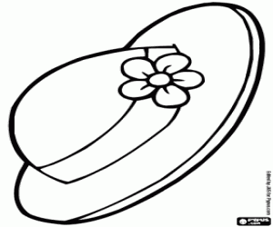 Coloriage Chapeau avec une fleur