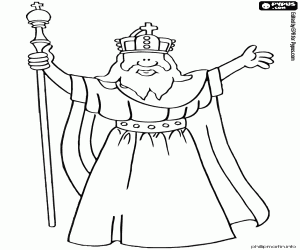 Coloriage Charlemagne, l’empereur puissant