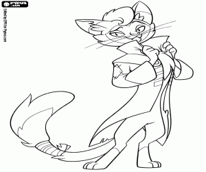 Coloriage Le chat Capper de My Little Pony