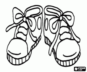 Coloriage Chaussures de sport