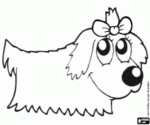 Coloriage Chiot terrier