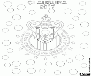 Coloriage Chivas, champion Clausura 2017