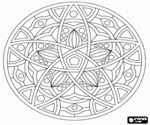 Coloriage Classic mandala circulaire