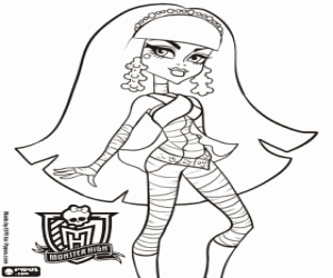 Coloriage Cleo de Nile, Monster High