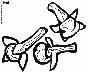 Coloriage Les clous de girofle séchés, une épice