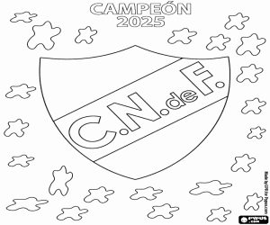 Coloriage Club Nacional, Champion 2025