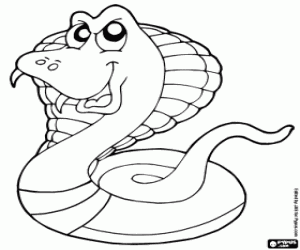 Coloriage Cobra