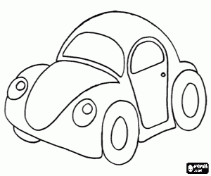 Coloriage Coccinelle de Volkswagen
