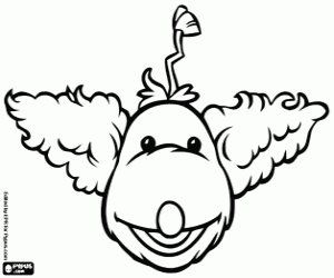 Coloriage La coiffure de Hubba Hubba