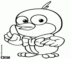 Coloriage Le colibri Harry