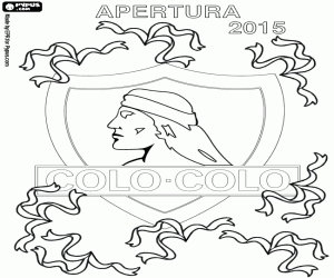Coloriage Colo-Colo, champion Apertura 2015