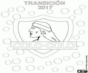 Coloriage Colo-Colo, champion Transición 2017