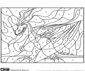 Coloriage Colorier le dragon Hookfang
