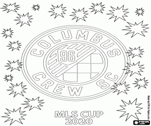 Coloriage Columbus Crew, MLS Cup 2020