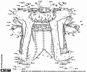 Coloriage Compléter un dessin du Nord