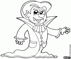 Coloriage Comte Dracula