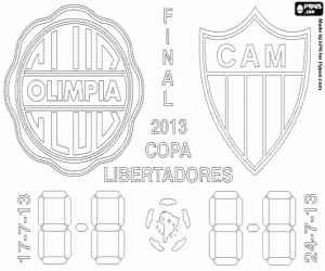 Coloriage Copa Libertadores, finale 2013