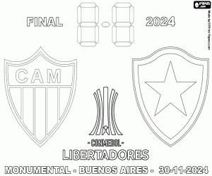 Coloriage Copa Libertadores, finale 2024