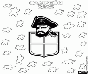 Coloriage Coquimbo Unido, champion du Chili 2025