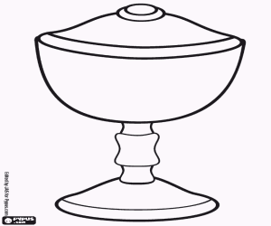 Coloriage La coupe de l'encens du roi Gaspar