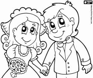 Coloriage Le couple